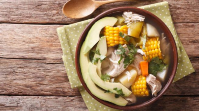 Ajiaco colombiano: una receta con pollo