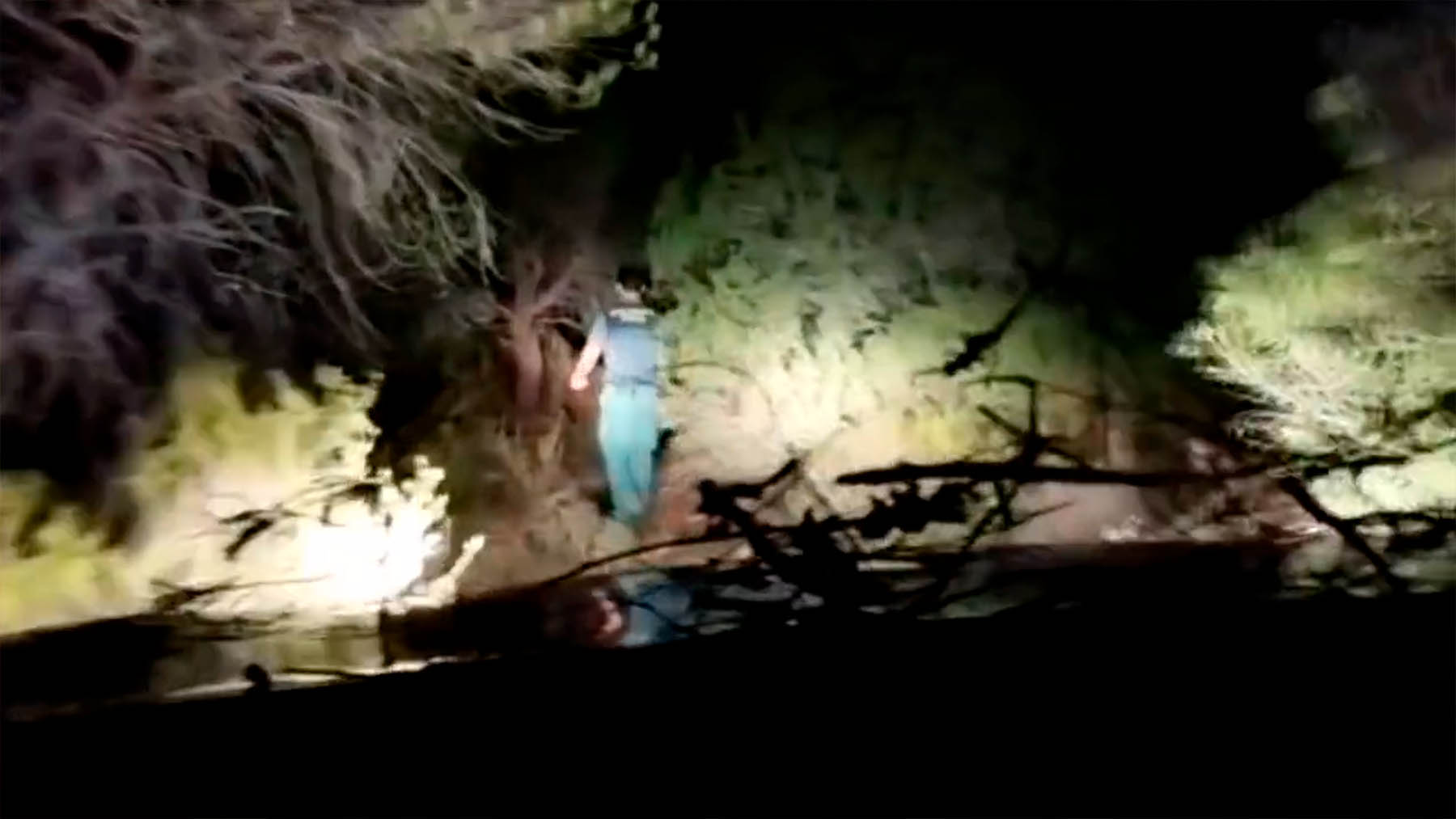 El impactante vídeo de cómo la Guardia Civil encuentra a tres niñas perdidas en Doñana.