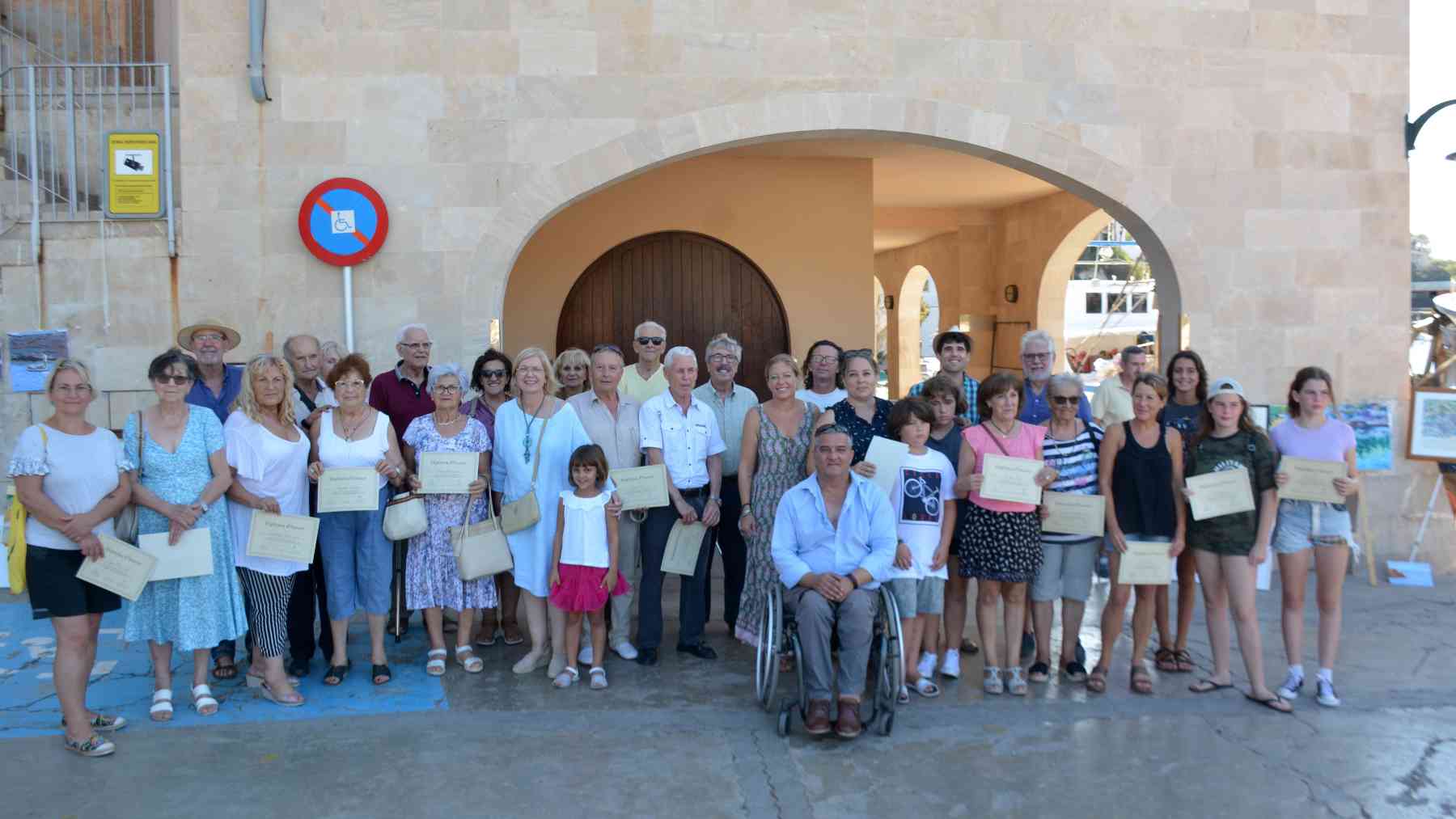 XXII Encuentro de Pintores de Santanyí celebrado este fin de semana en Cala Figuera. AYTO. SANTANYÍ