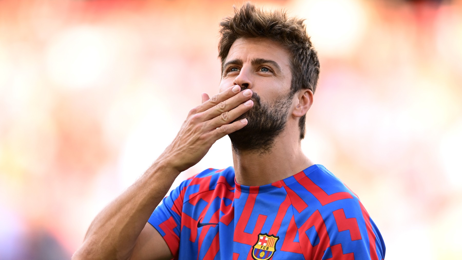 Piqué, en el Camp Nou (Getty)