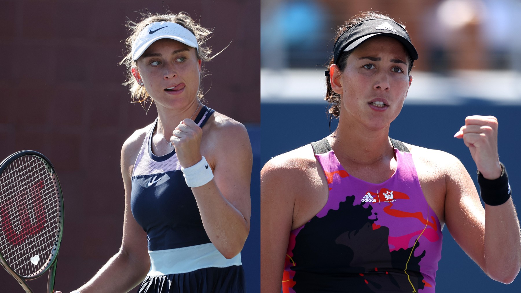 Paula Badosa y Garbiñe Muguruza avanzan a segunda ronda del US Open