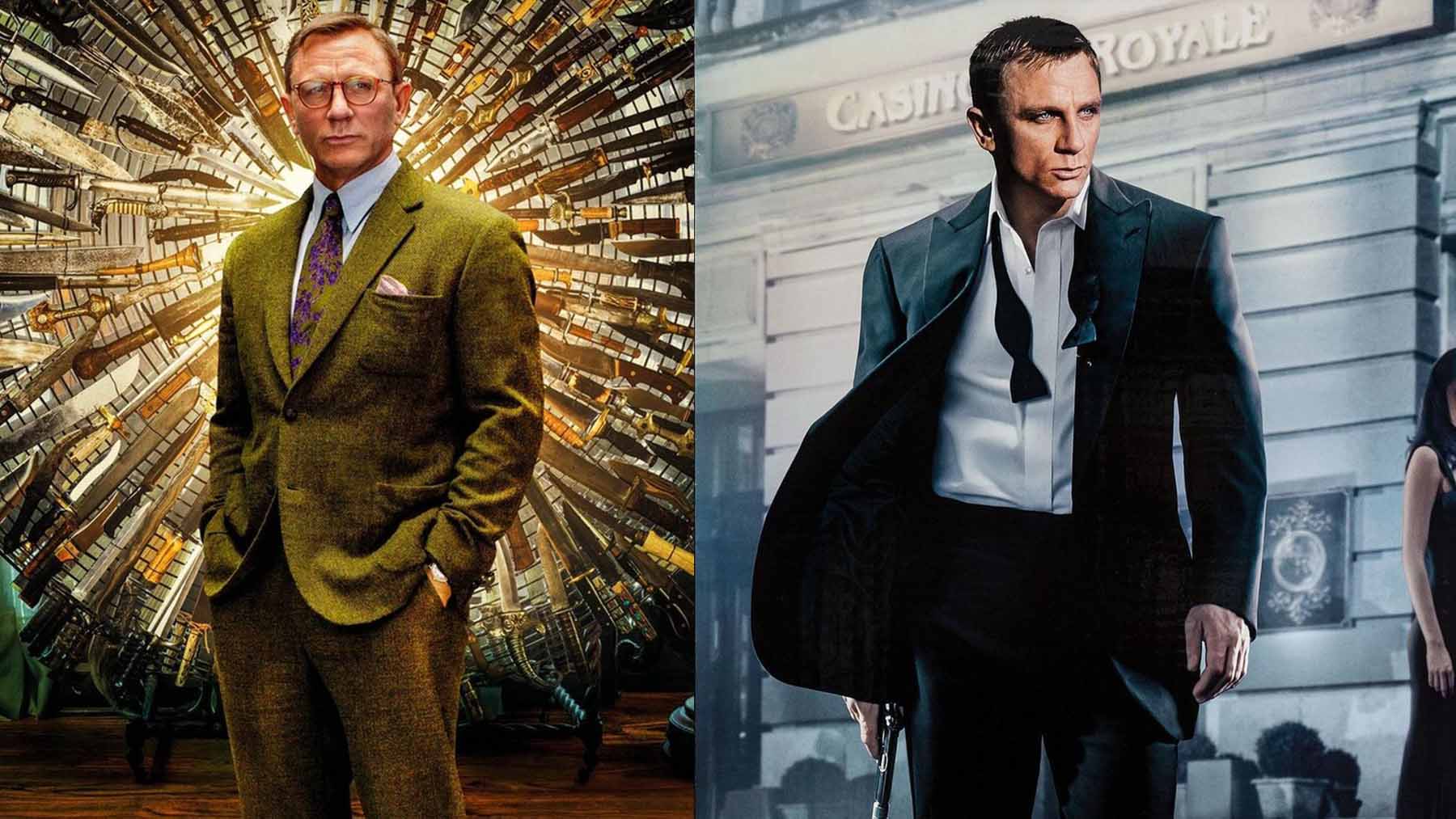Daniel Craig ha interpretado tanto al detective Benoit Blanc como a James Bond