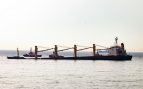 El buque hundido cerca del Puerto de Cádiz.