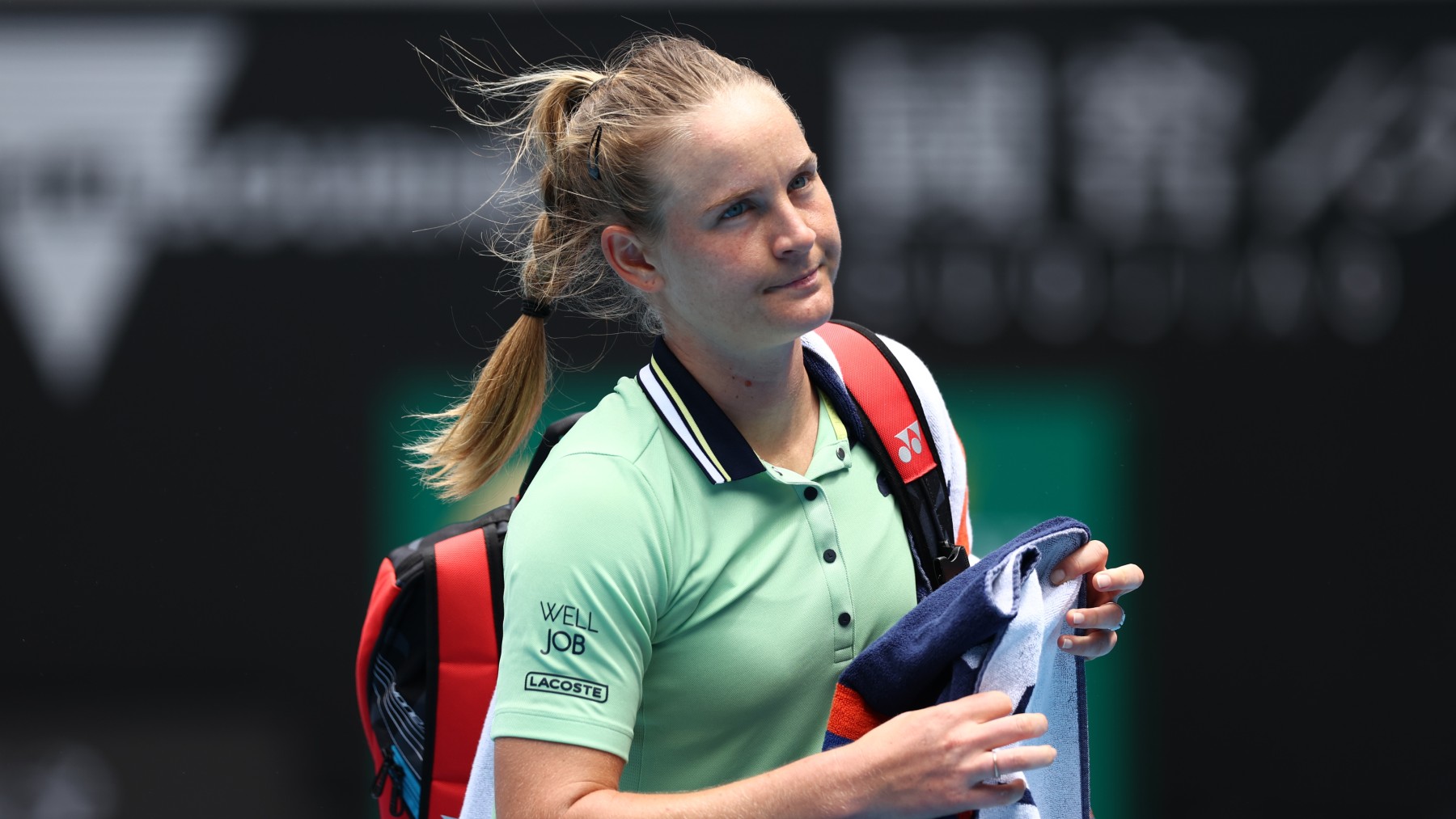 Fiona Ferro, tras un partido. (Getty)