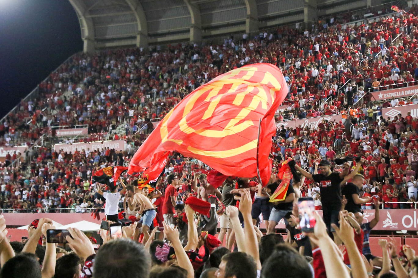 Aficionados del Mallorca en Son Moix