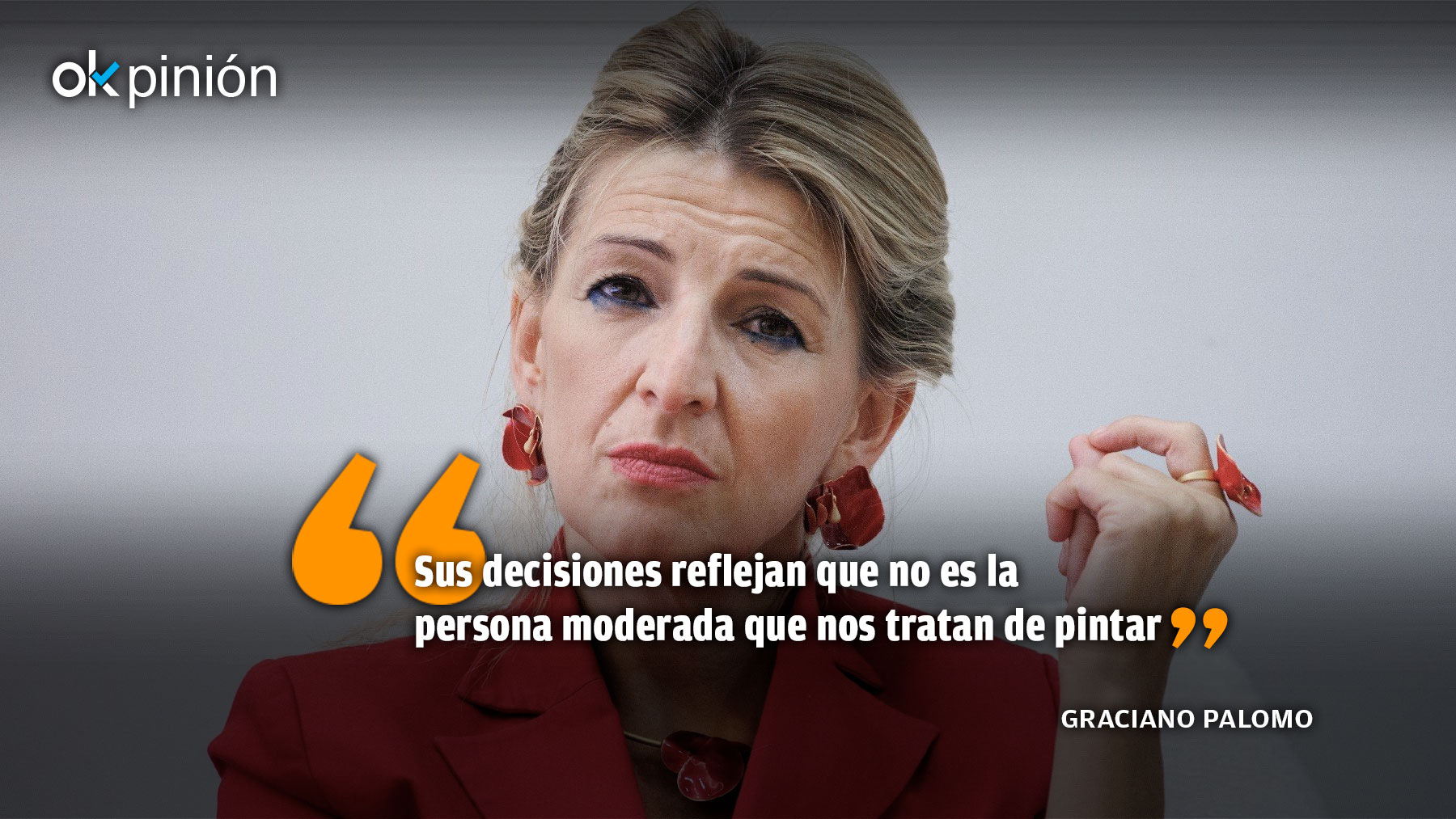 Yolanda Díaz: su única opción es confrontar