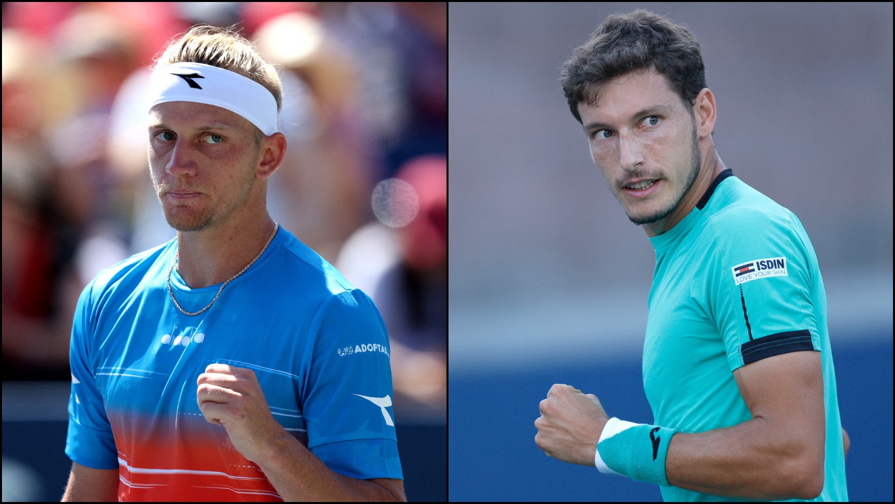 Davidovich y Carreño en el US Open.