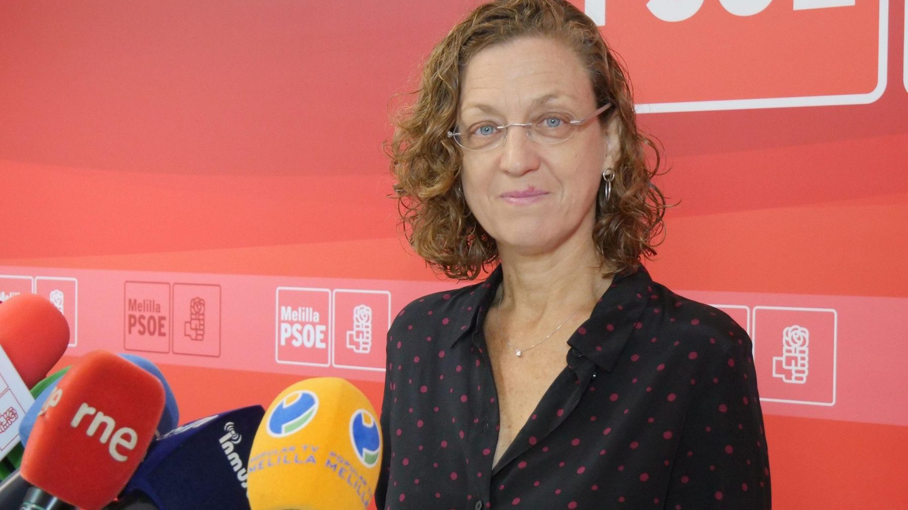 La secretaria general del Partido Socialista de Melilla, Gloria Rojas.