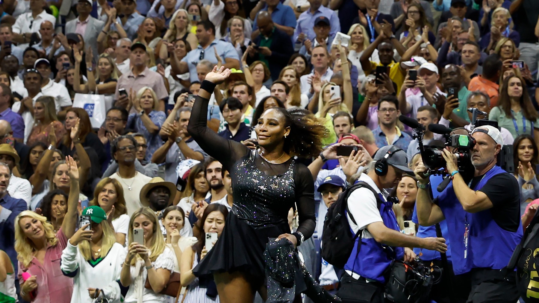 Serena Williams, en su último partido. (Getty)