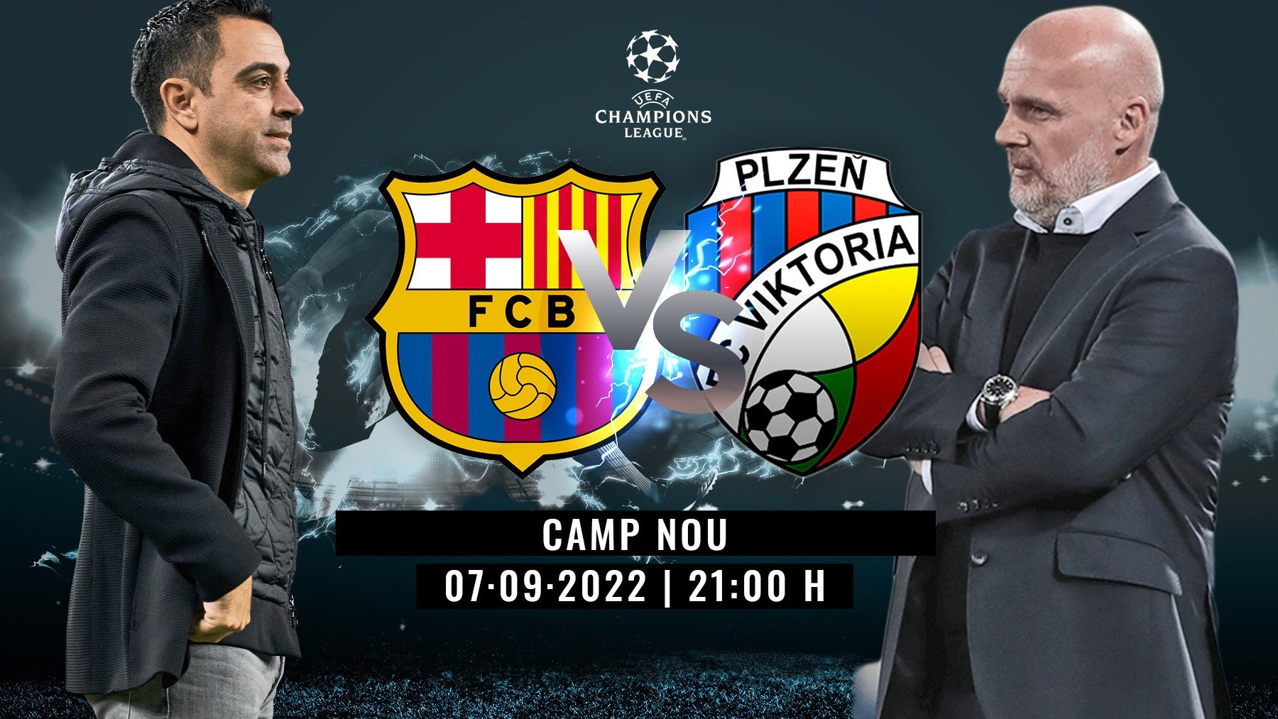 Barcelona y Viktoria Plzen se enfrentan en el Camp Nou.