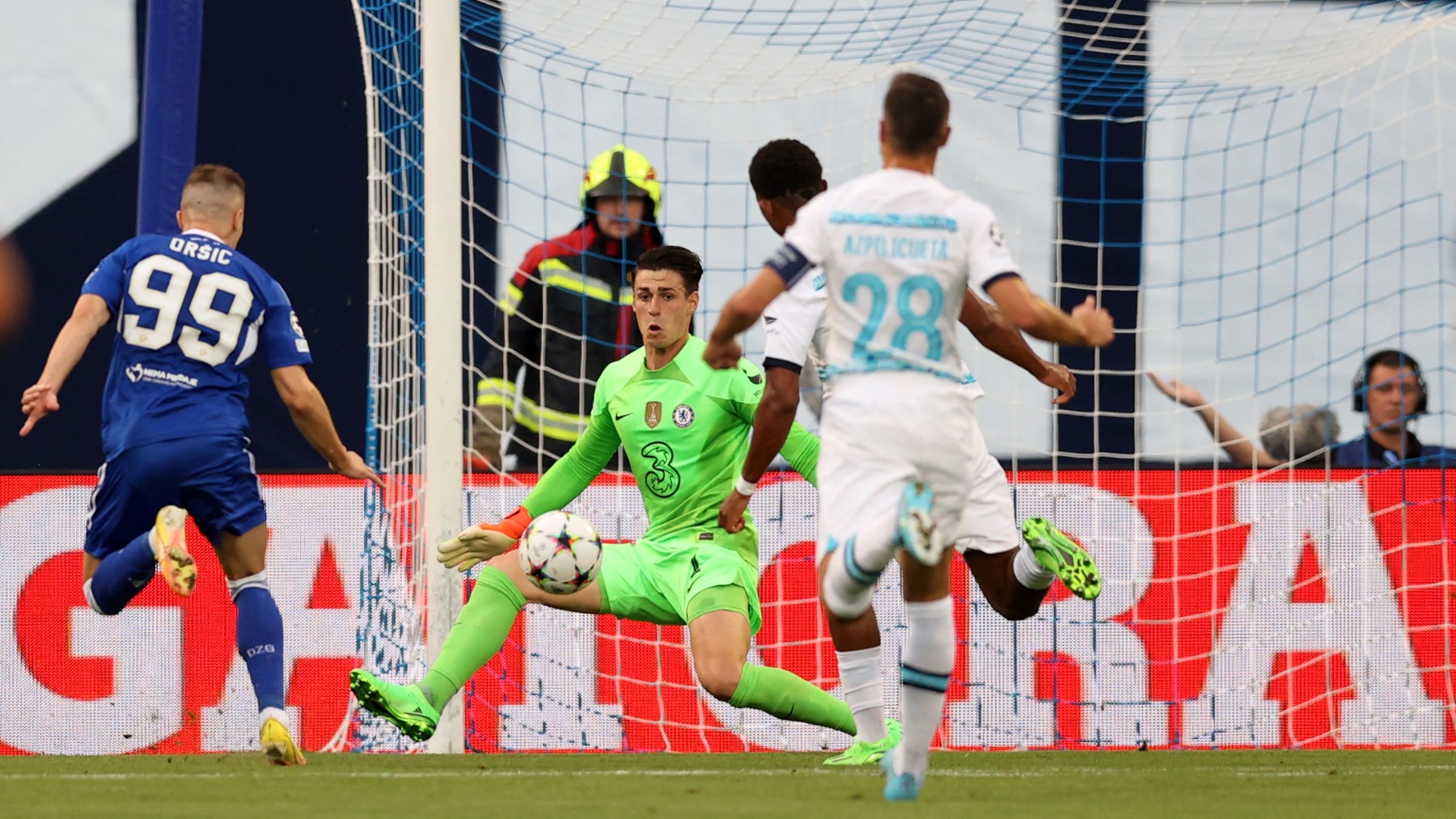 El Dinamo de Zagreb ganó 1-0 al Chelsea. (AFP)