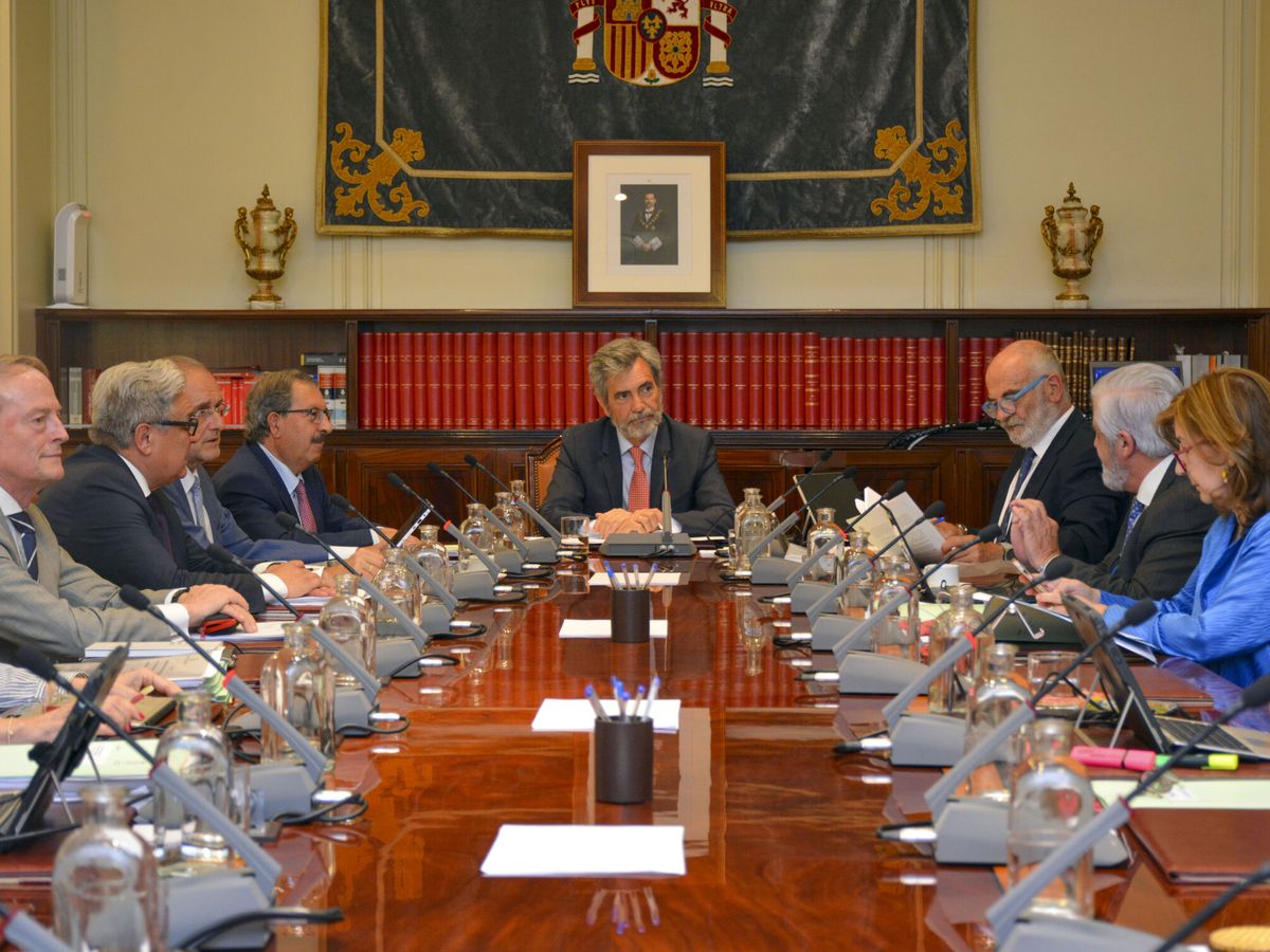 Reunión del pleno del Consejo General del Poder Judicial. (EFE/CGPJ)