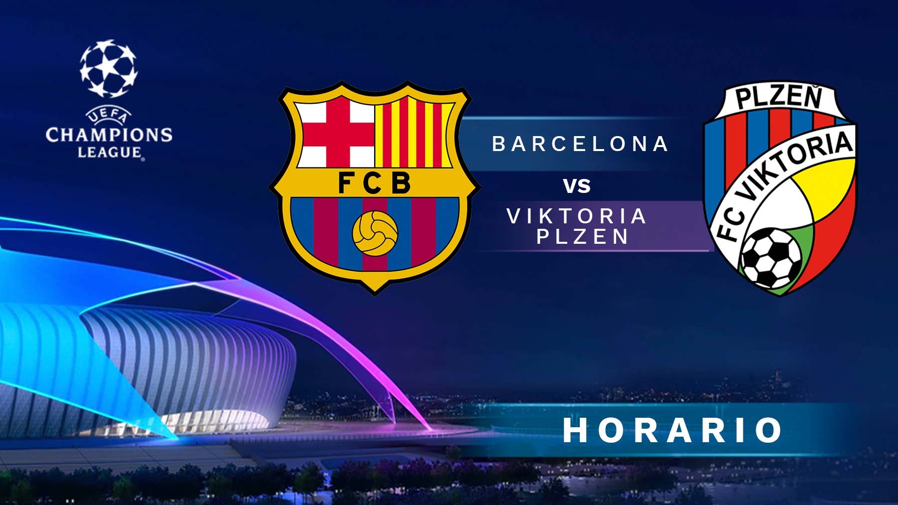 Barcelona – Viktoria Plzen: horario y dónde ver online gratis y por TV el partido de Champions League.