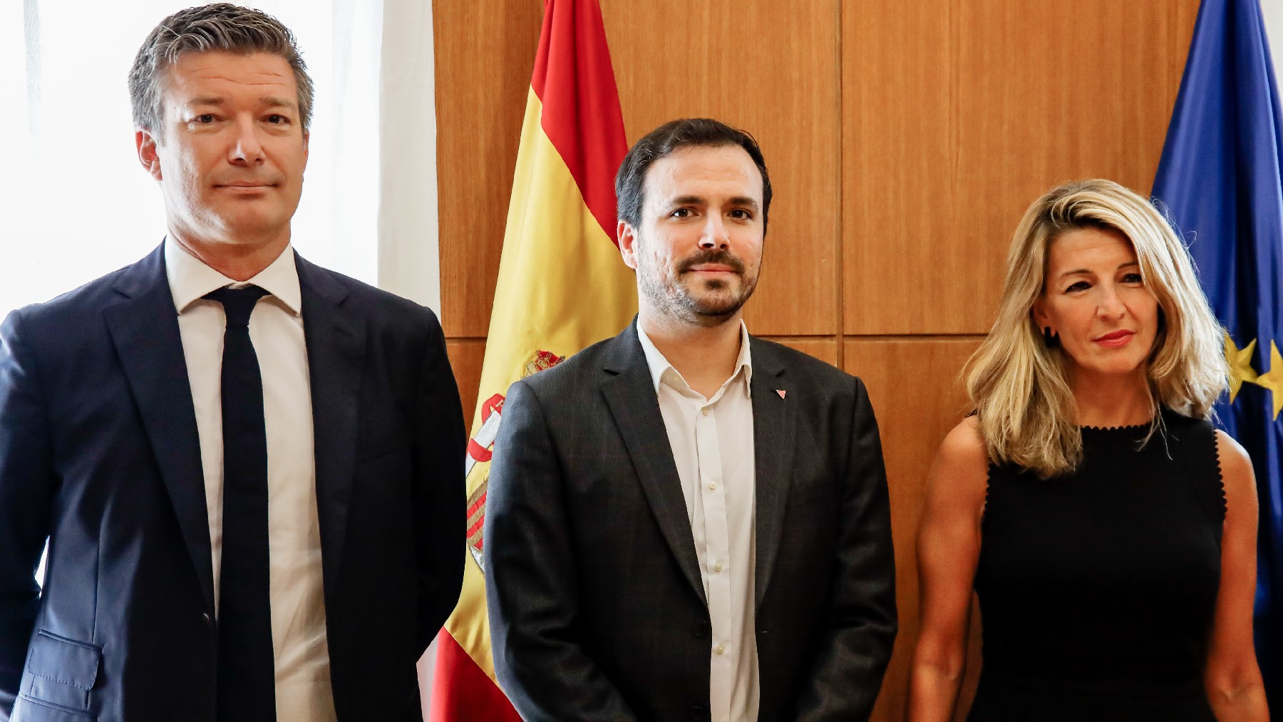 se ha reunido hoy a solas el CEO de Carrefour con los ministros comunistas Díaz y Garzón