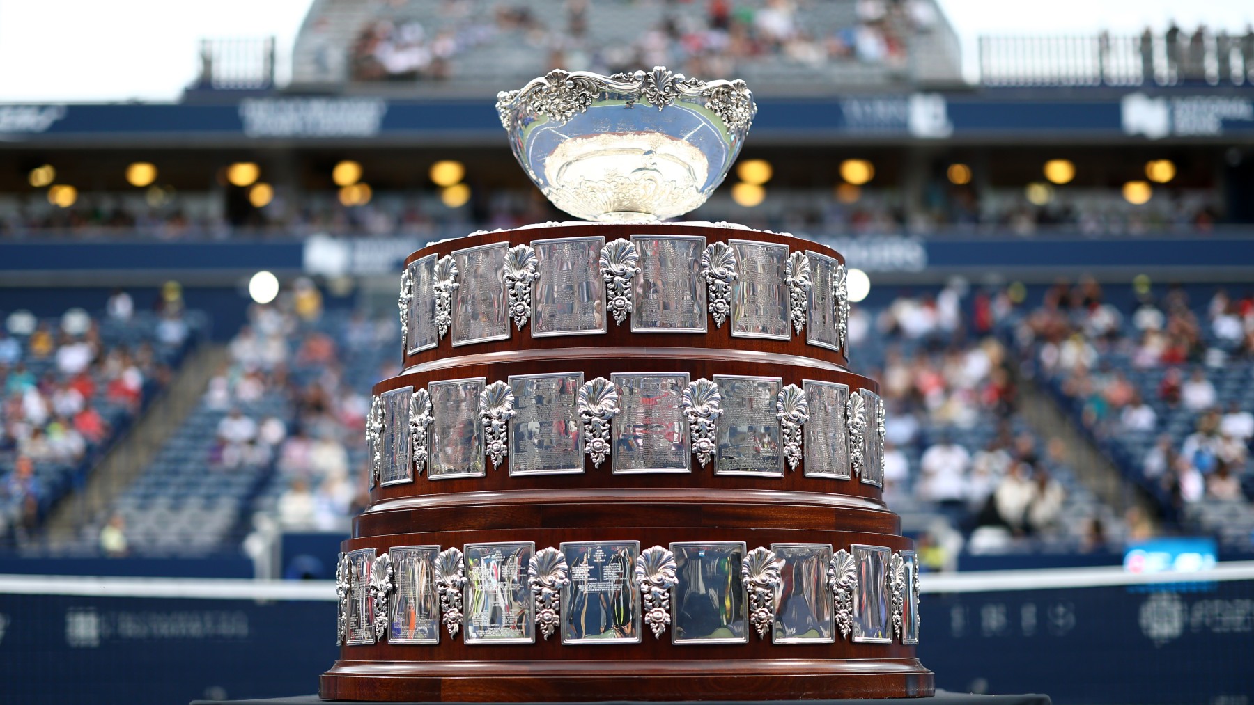 Imagen de la ensaladera que corona al campeón de la Copa Davis. (Getty)