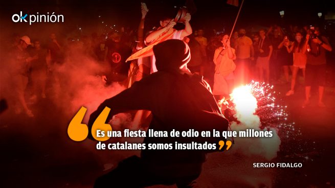 La Diada, día de luto para media Cataluña