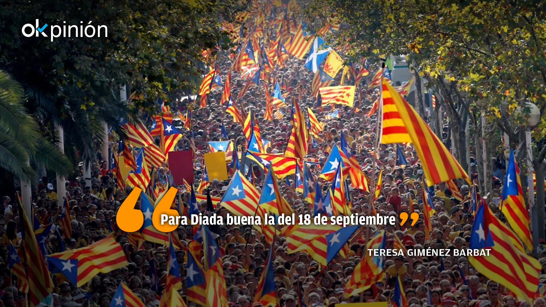 La Diada siempre ha sido un aplec de ellos. Al principio podía pasar como “catalanista”, y hasta te podías apuntar.