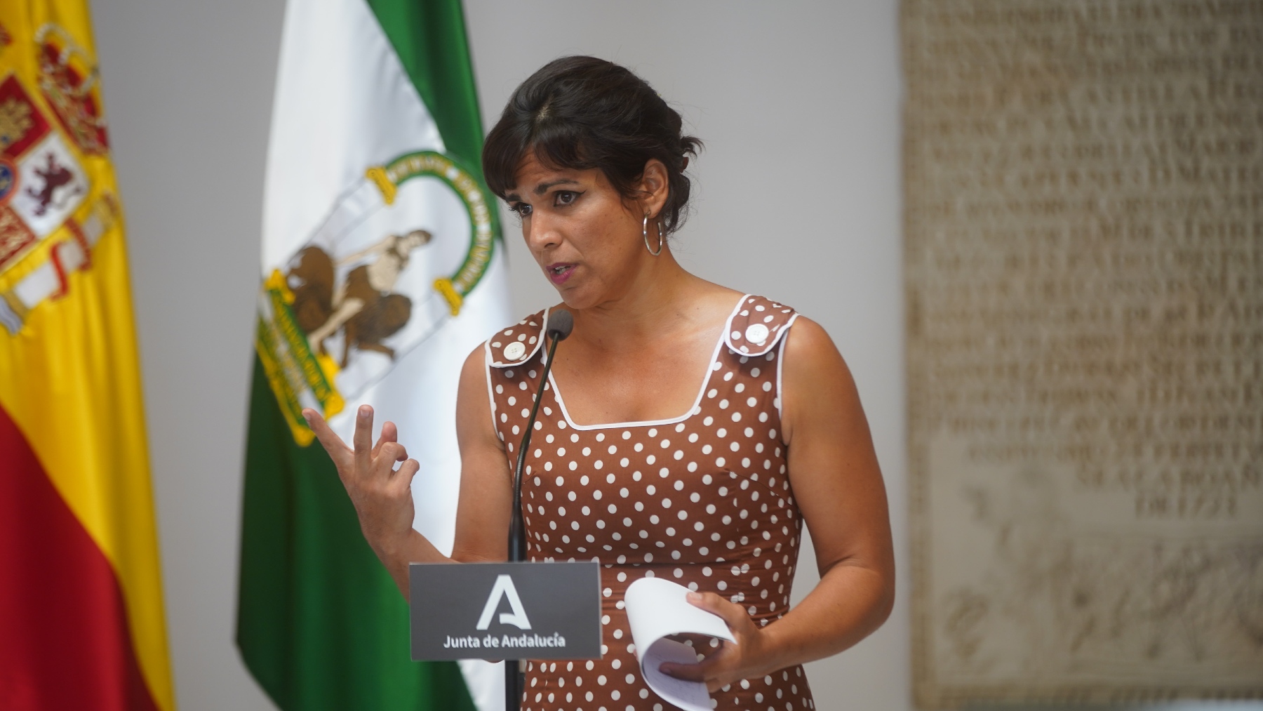 Teresa Rodríguez, líder de Adelante Andalucía (EUROPA PRESS).