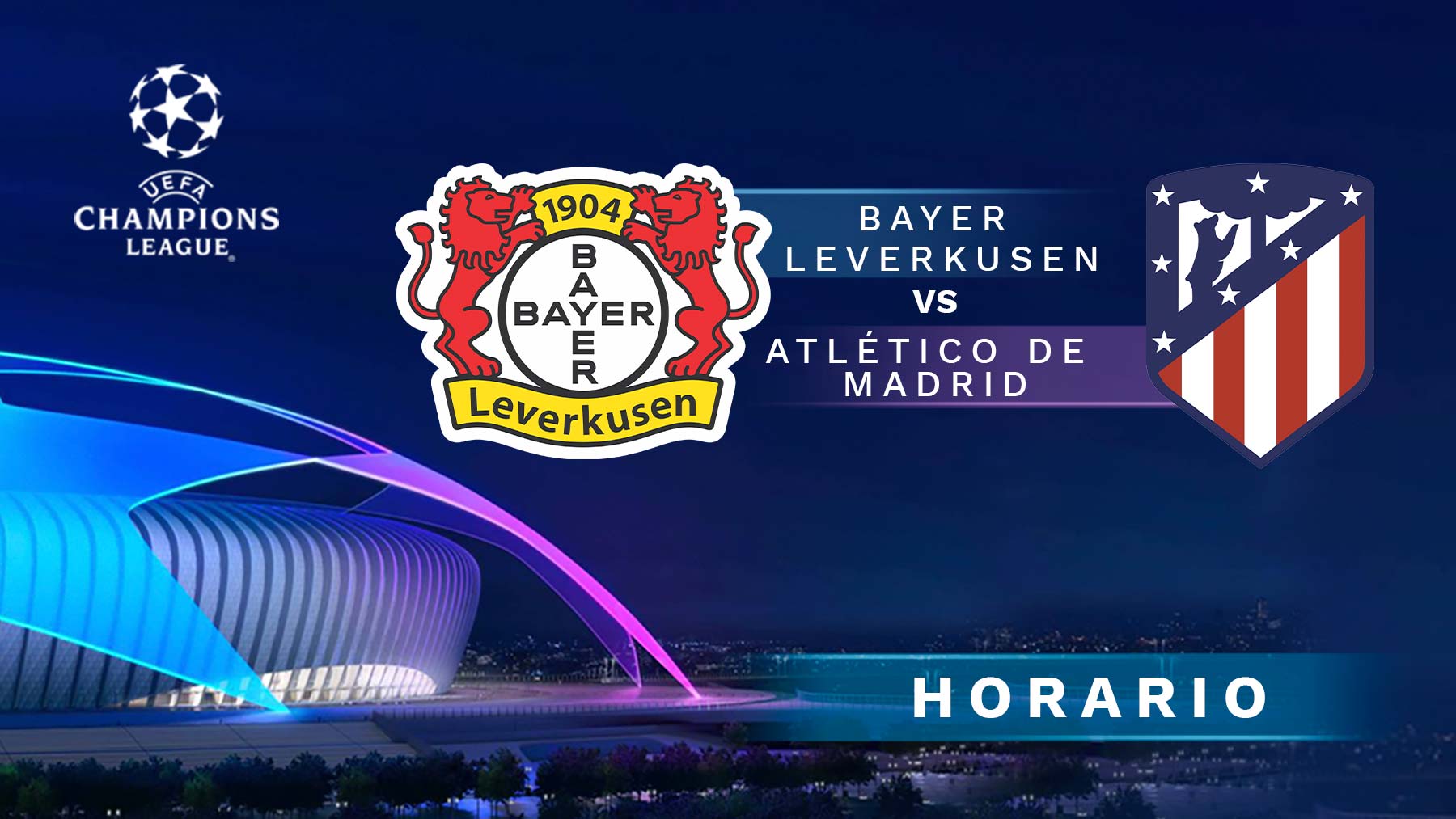 Leverkusen – Atlético de Madrid: dónde ver online y por TV el partido de Champions League.