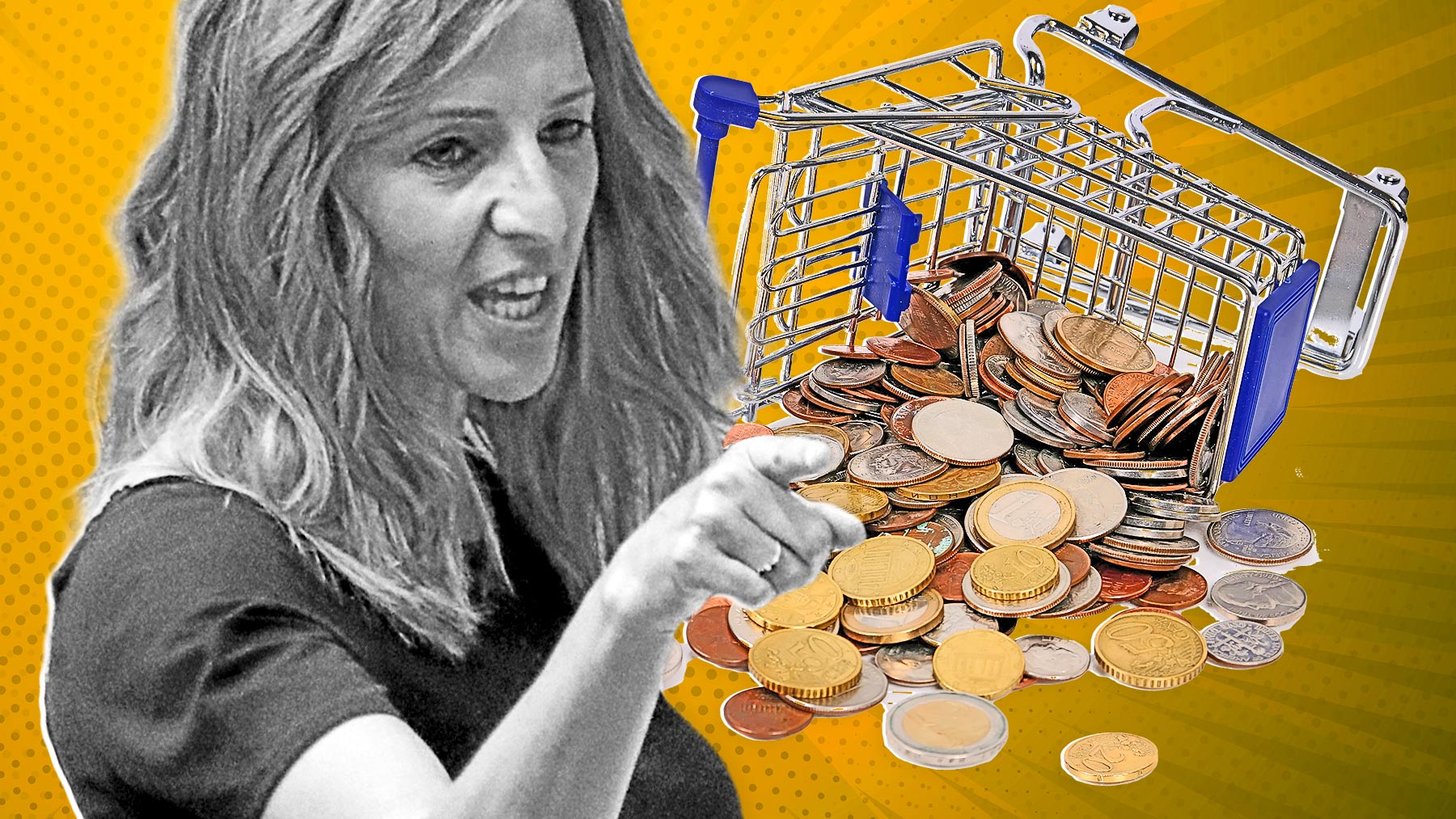 Yolanda Díaz acusa a los supermercados de «no trabajar por el país» por rechazar su cesta a precios fijos