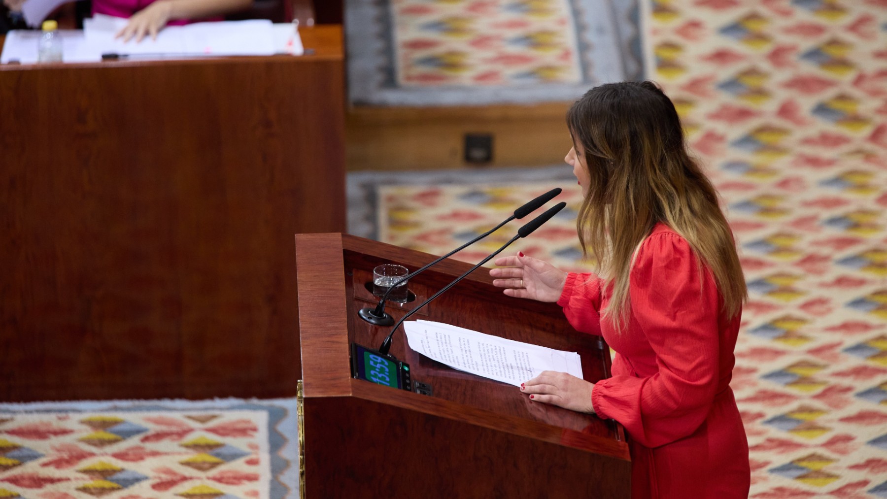 La portavoz adjunta de Podemos en la Asamblea de Madrid, Alejandra Jacinto.