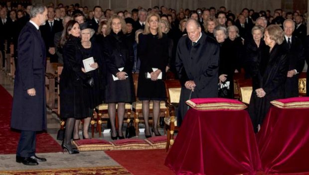 La Casa Real británica sentará juntos a Juan Carlos I y Doña Sofía en el funeral al no estar divorciados