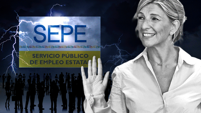 Yolanda Díaz deja tirado al SEPE a las puertas de una recesión