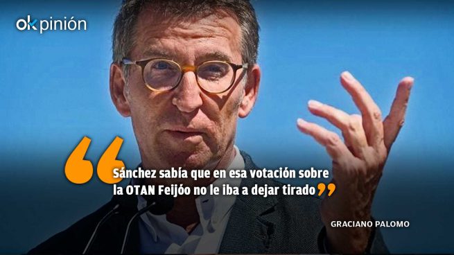 Feijóo salva del ridículo a Sánchez ante la OTAN