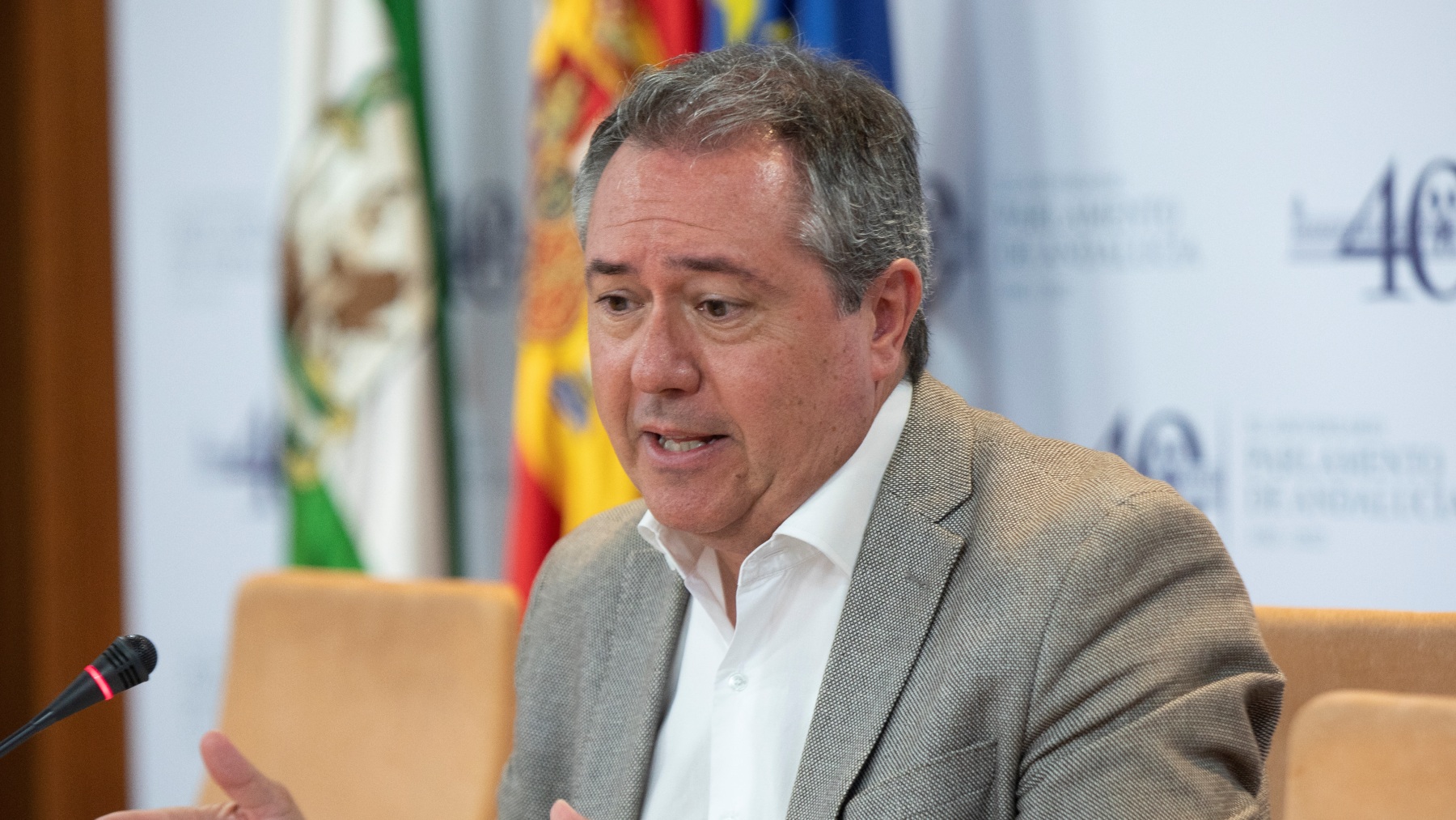 Juan Espadas, secretario general del PSOE de Andalucía (EUROPA PRESS).