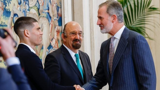 Carlos Alcaraz y Felipe VI