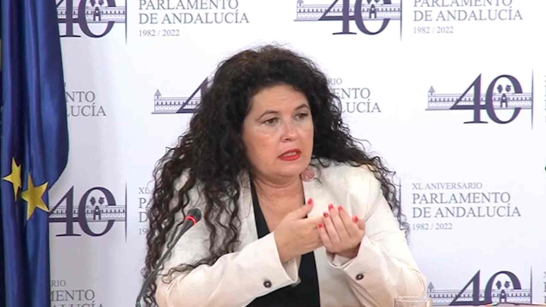 Maribel Mora, portavoz de Adelante Andalucía.