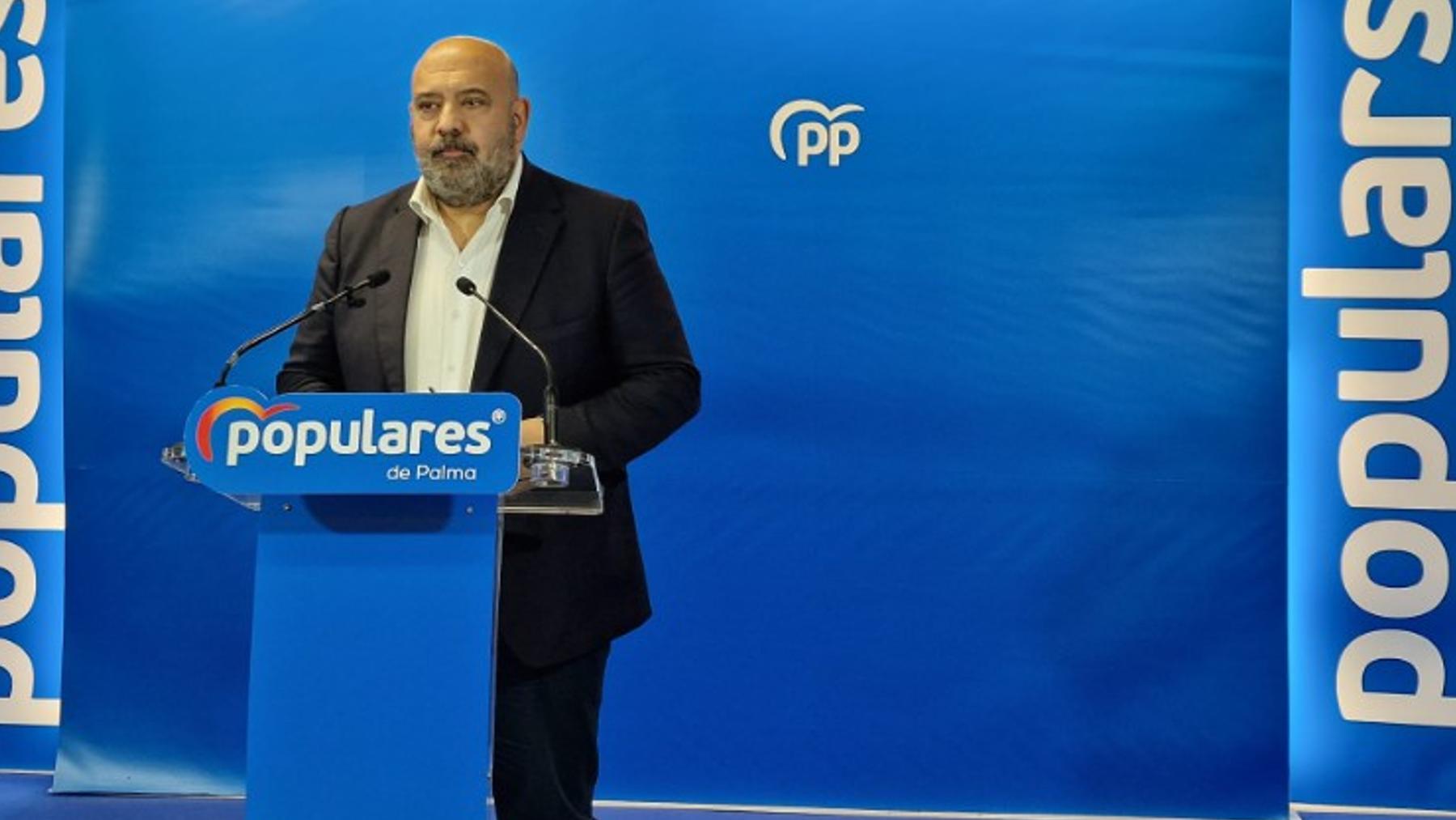 El presidente del PP de Palma, Jaime Martínez.