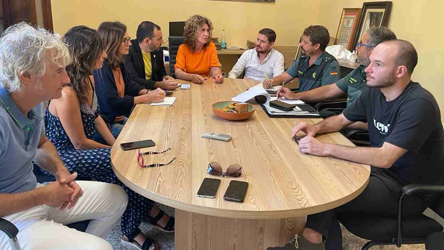 Reunión de coordinación entre Ayuntamiento de Porreres, Guardia Civil y Policía Local.