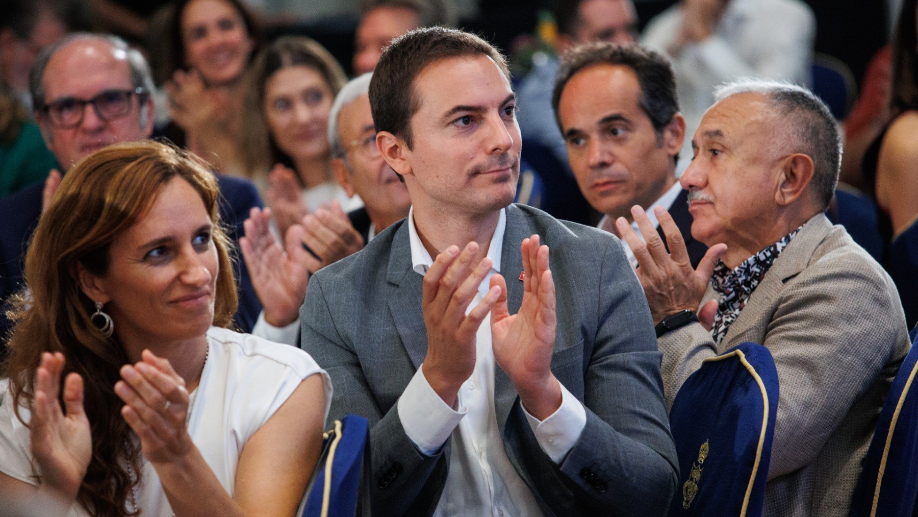 Mónica García y Juan Lobato.