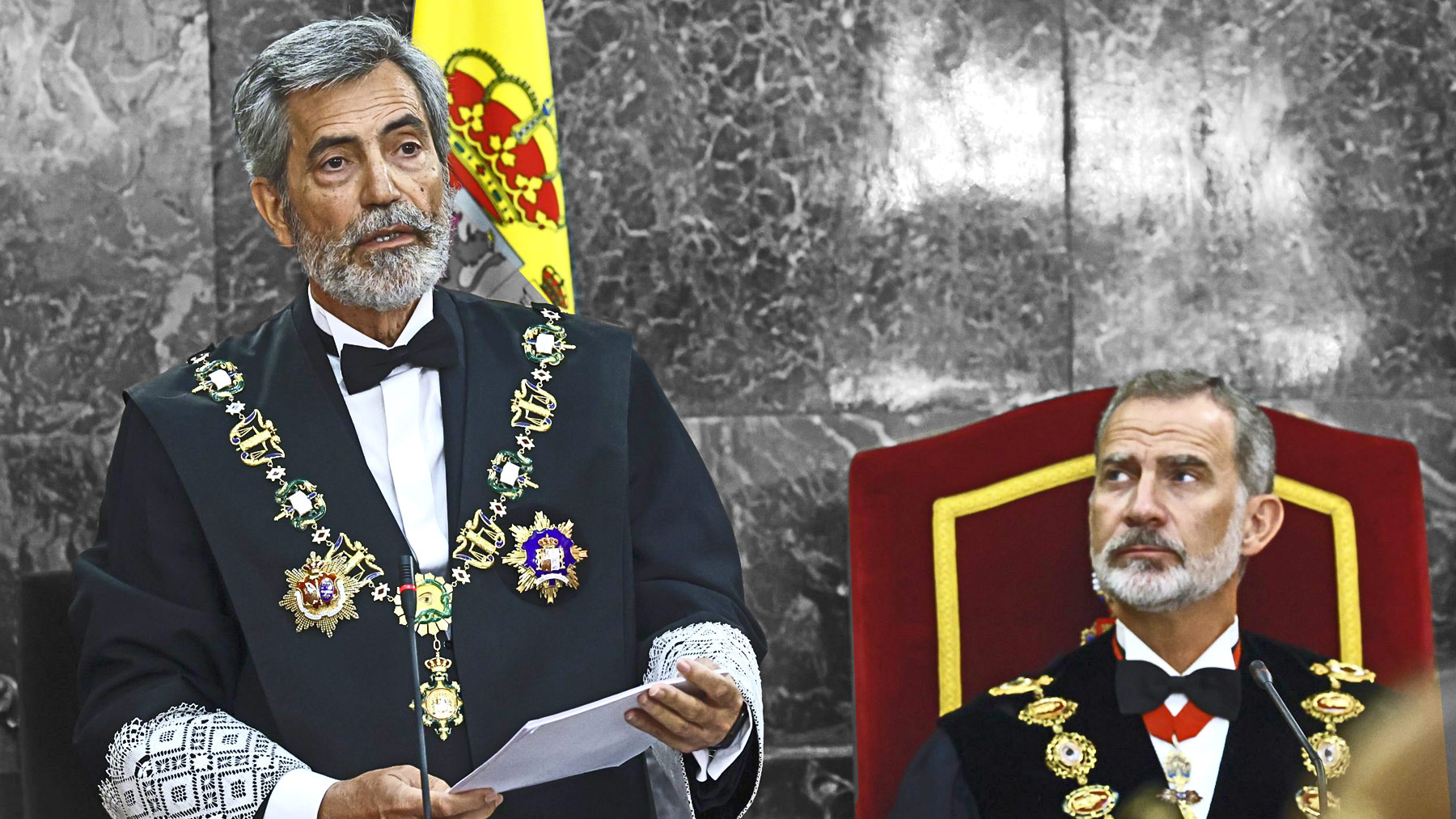 Carlos Lesmes y Felipe VI