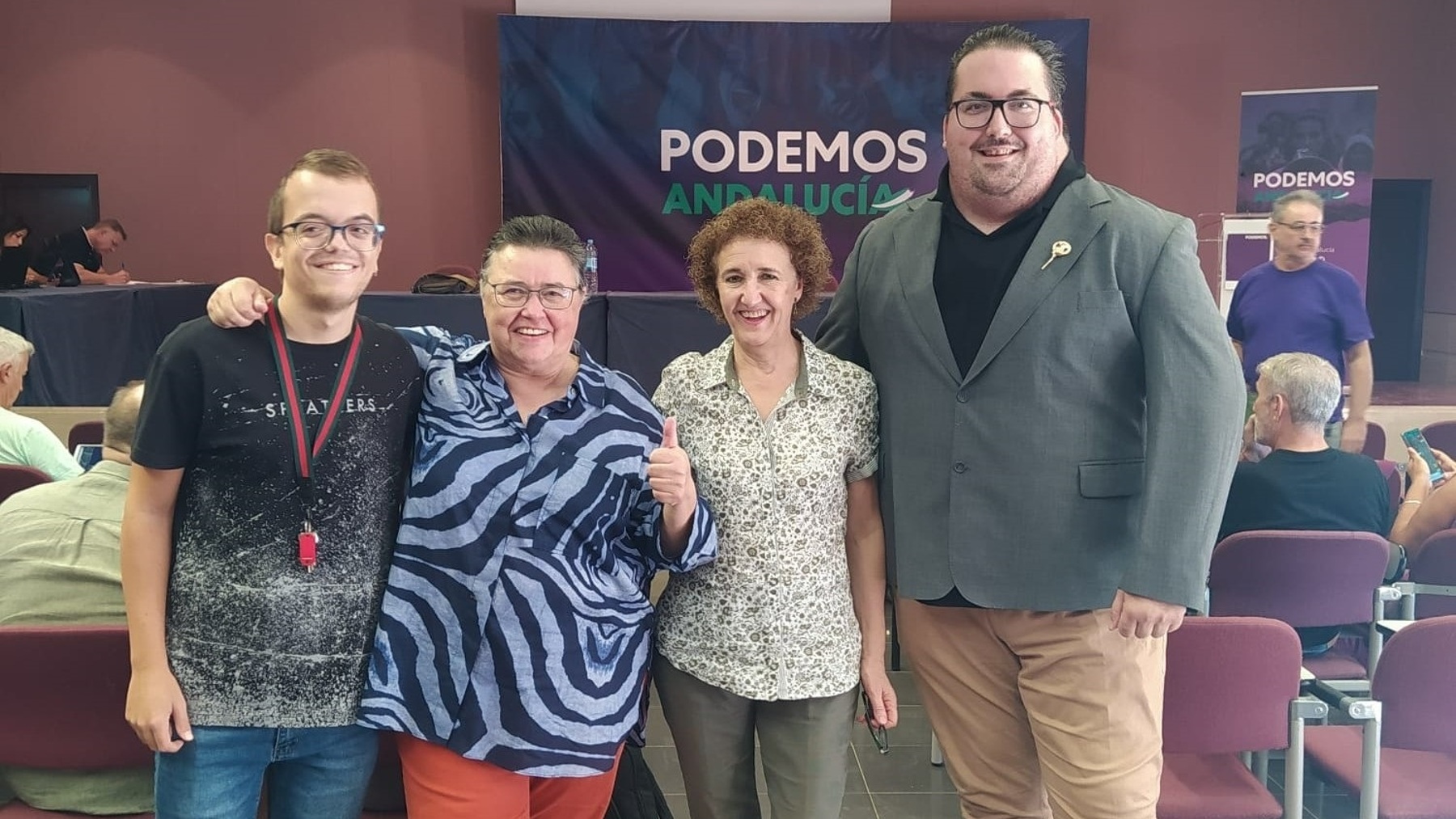 Delegados de Podemos Córdoba, entre ellos Sonia Bachiller (2ª izda.), ya dimitida (PODEMOS CÓRDOBA).