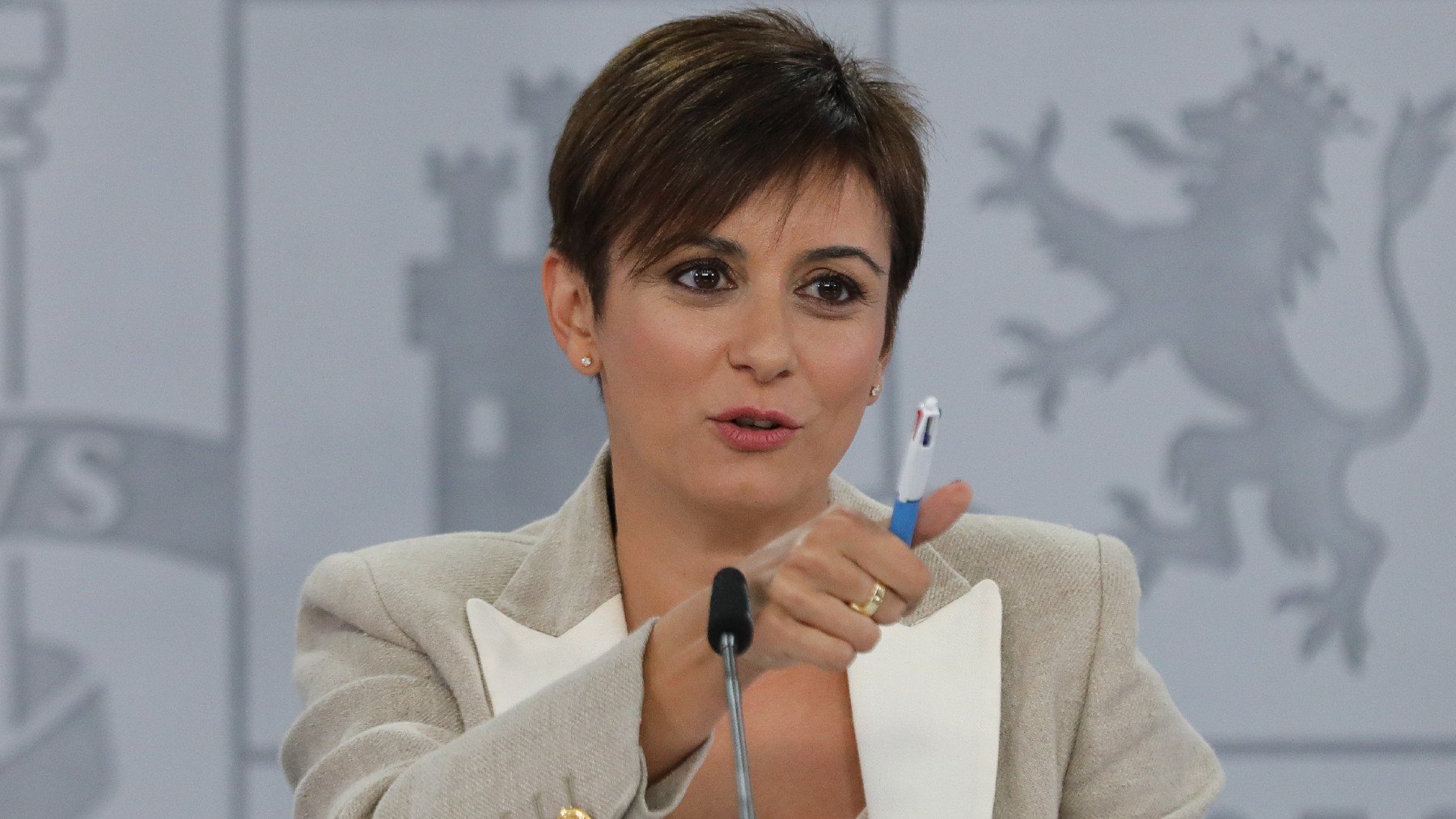 La ministra Portavoz, Isabel Rodríguez