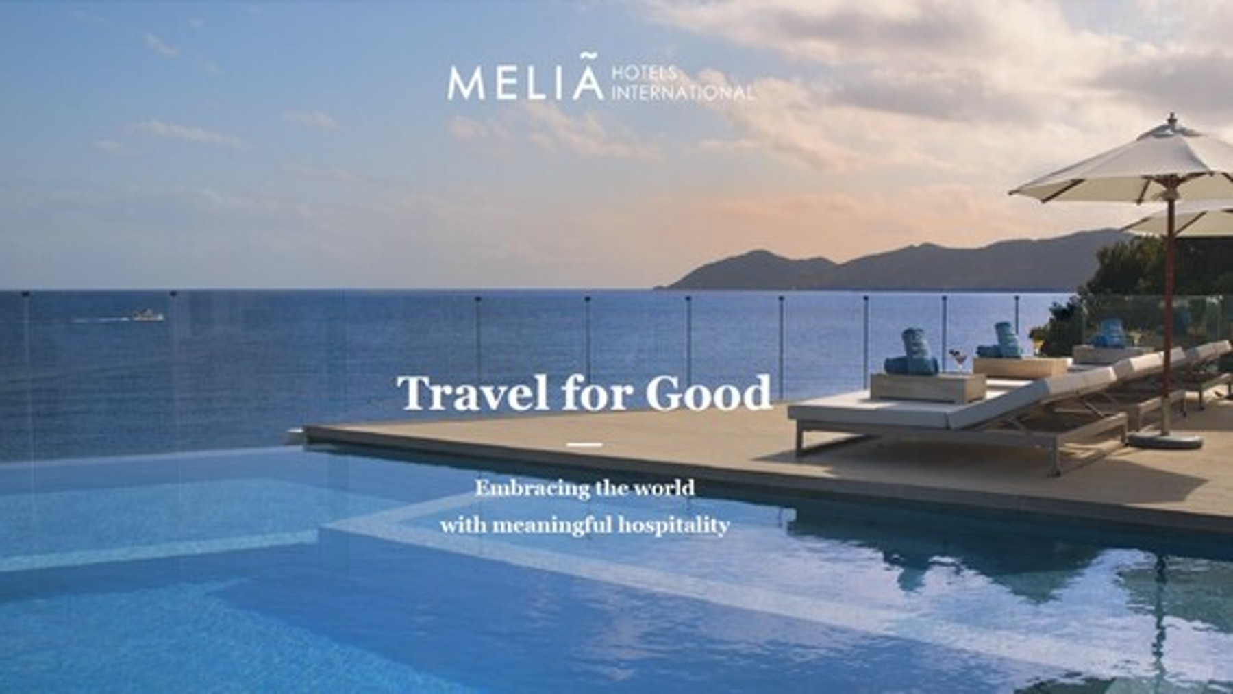 Nueva campaña de Meliá Hotels International.