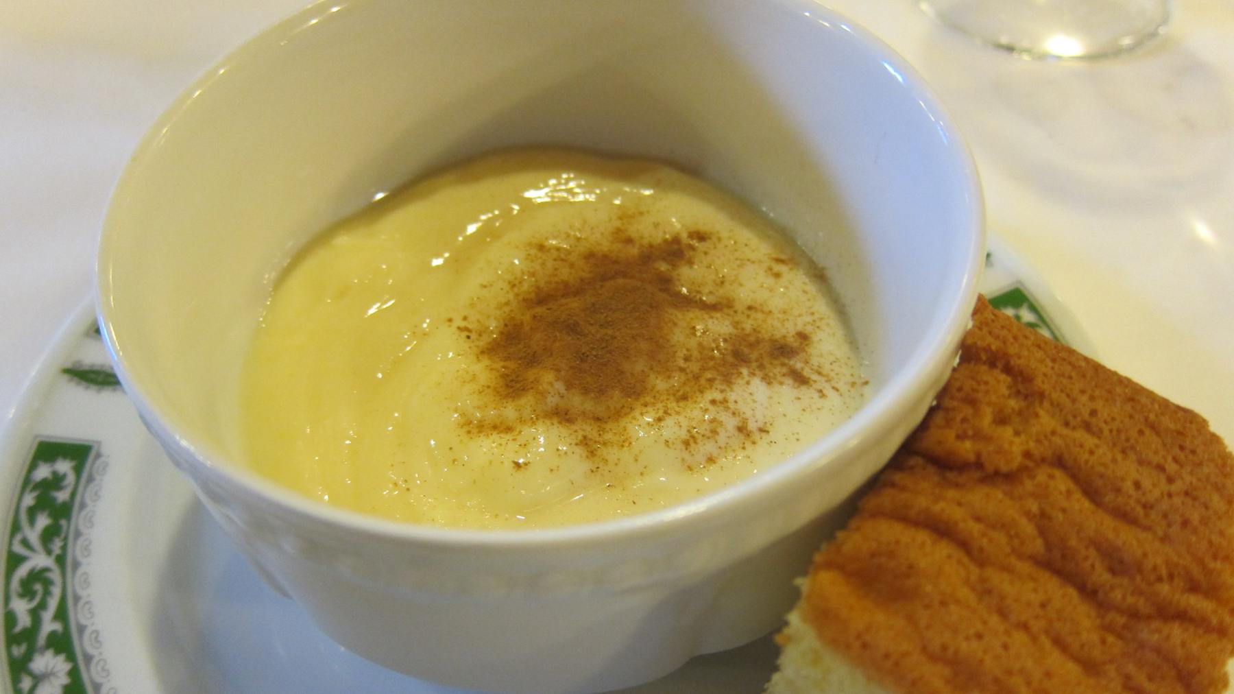 Natillas con fruta