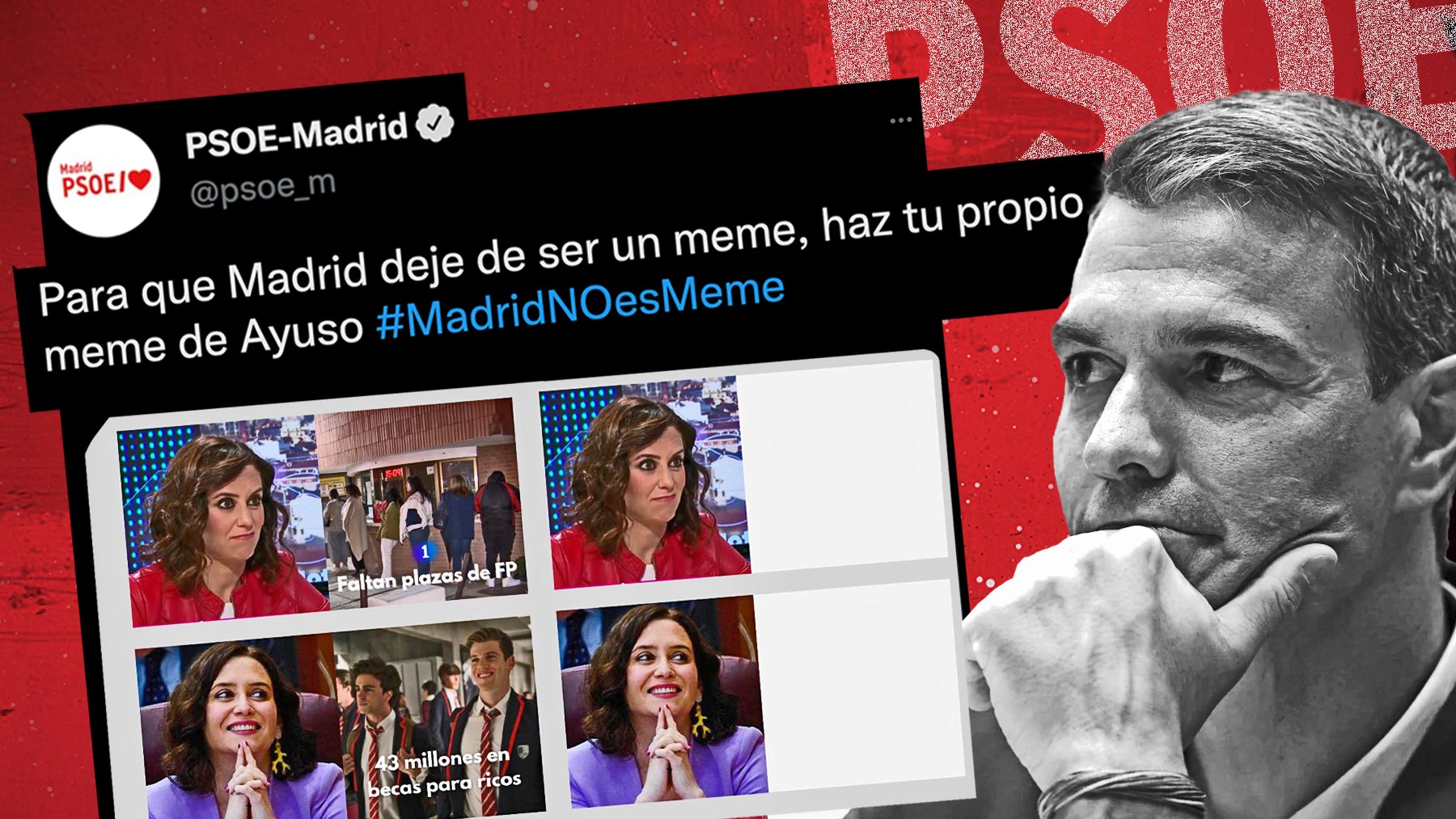 El PSOE lanza una campaña de odio contra Ayuso