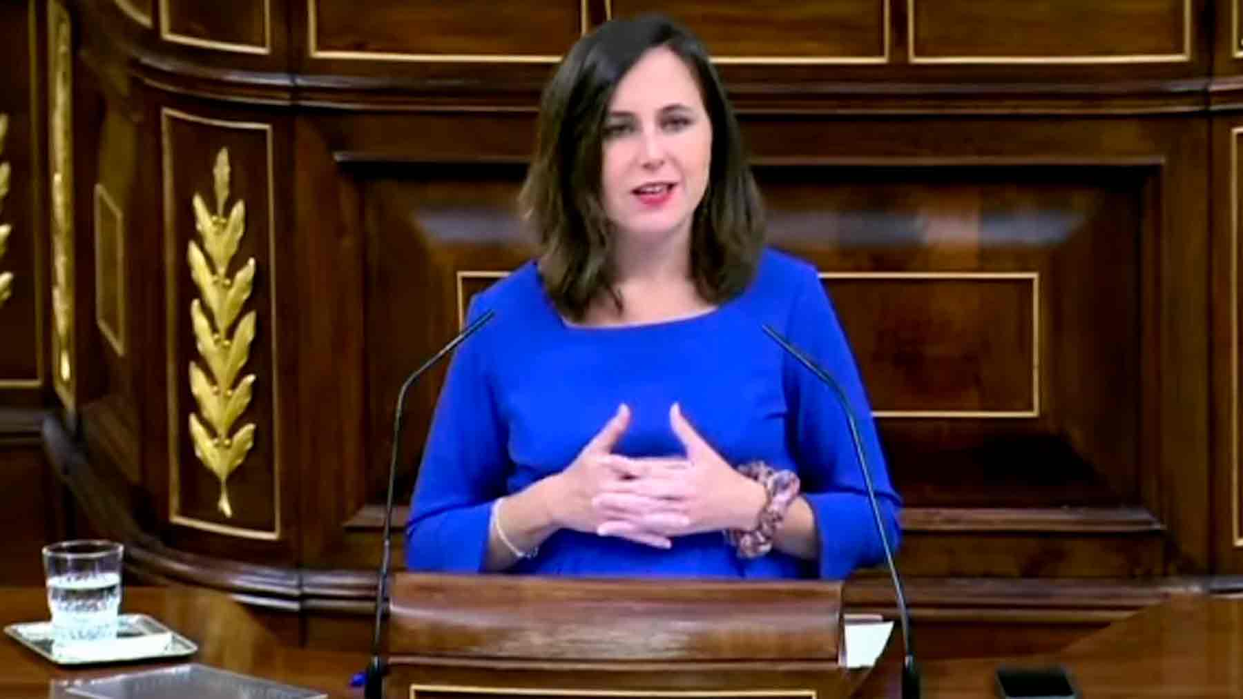 La ministra de Derechos Sociales, Ione Belarra.