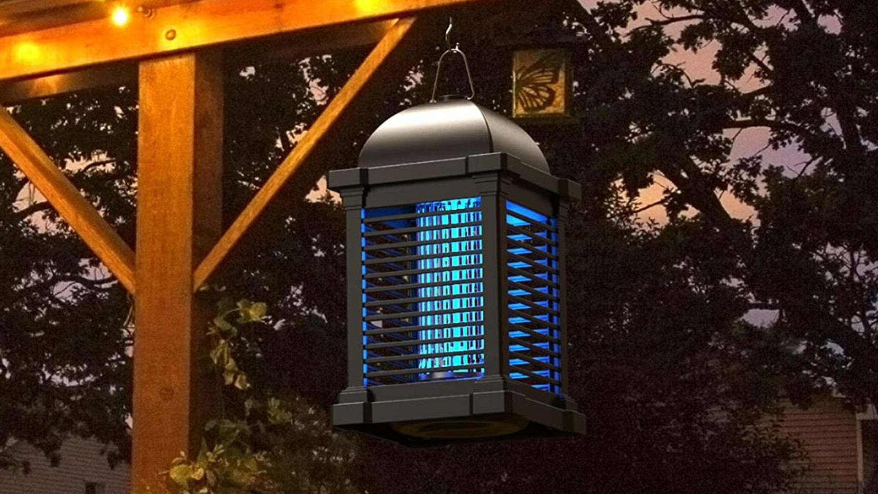 Las mejores lámparas anti insectos para tu jardín