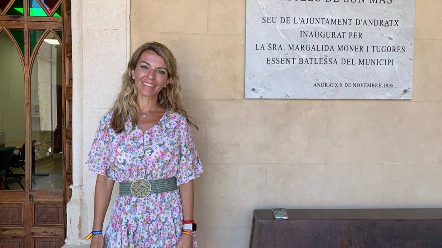 La alcaldesa de Andratx, Estefanía Gonzalvo.