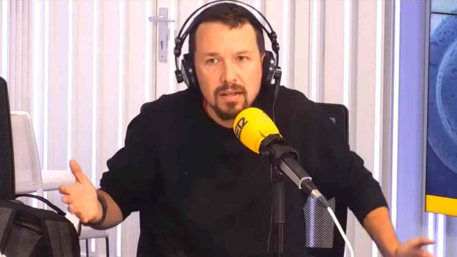 Pablo Iglesias en la radio.