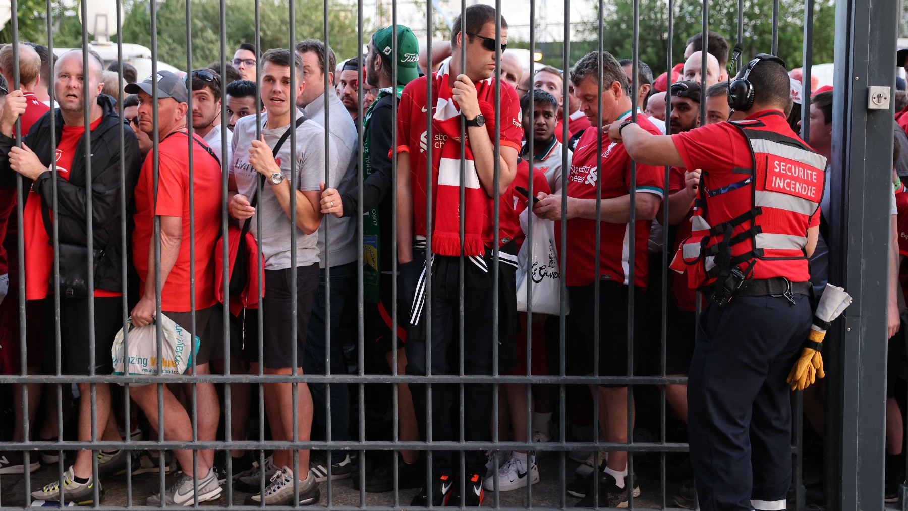 Aficionados del Liverpool en París. (Getty)