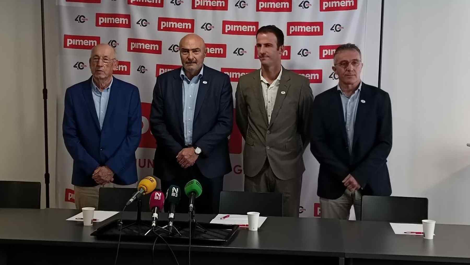 Justo Saura, José María Torres, Jordi Mora y Alfonso Rojo. EUROPA PRESS