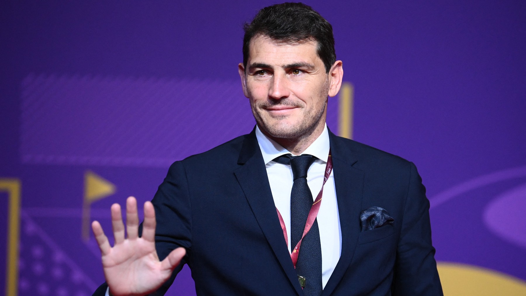 Iker Casillas en Qatar. (AFP)