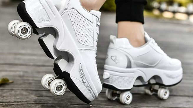 hijo hará ejercicio de un modo divertido con estos zapatos con ruedas disponibles en Amazon