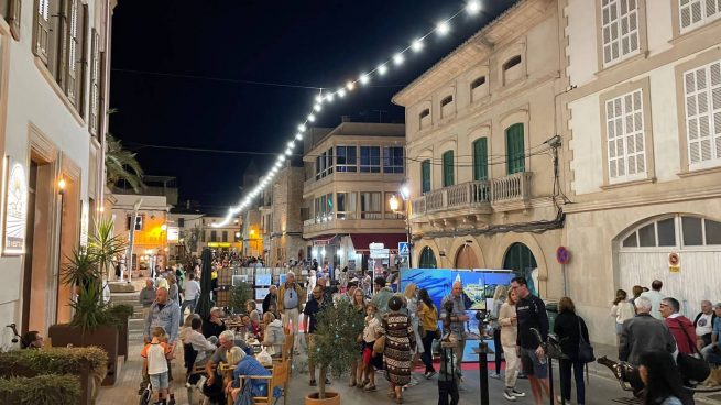 El centro de Ses Salines durante la celebración del SalinArt.