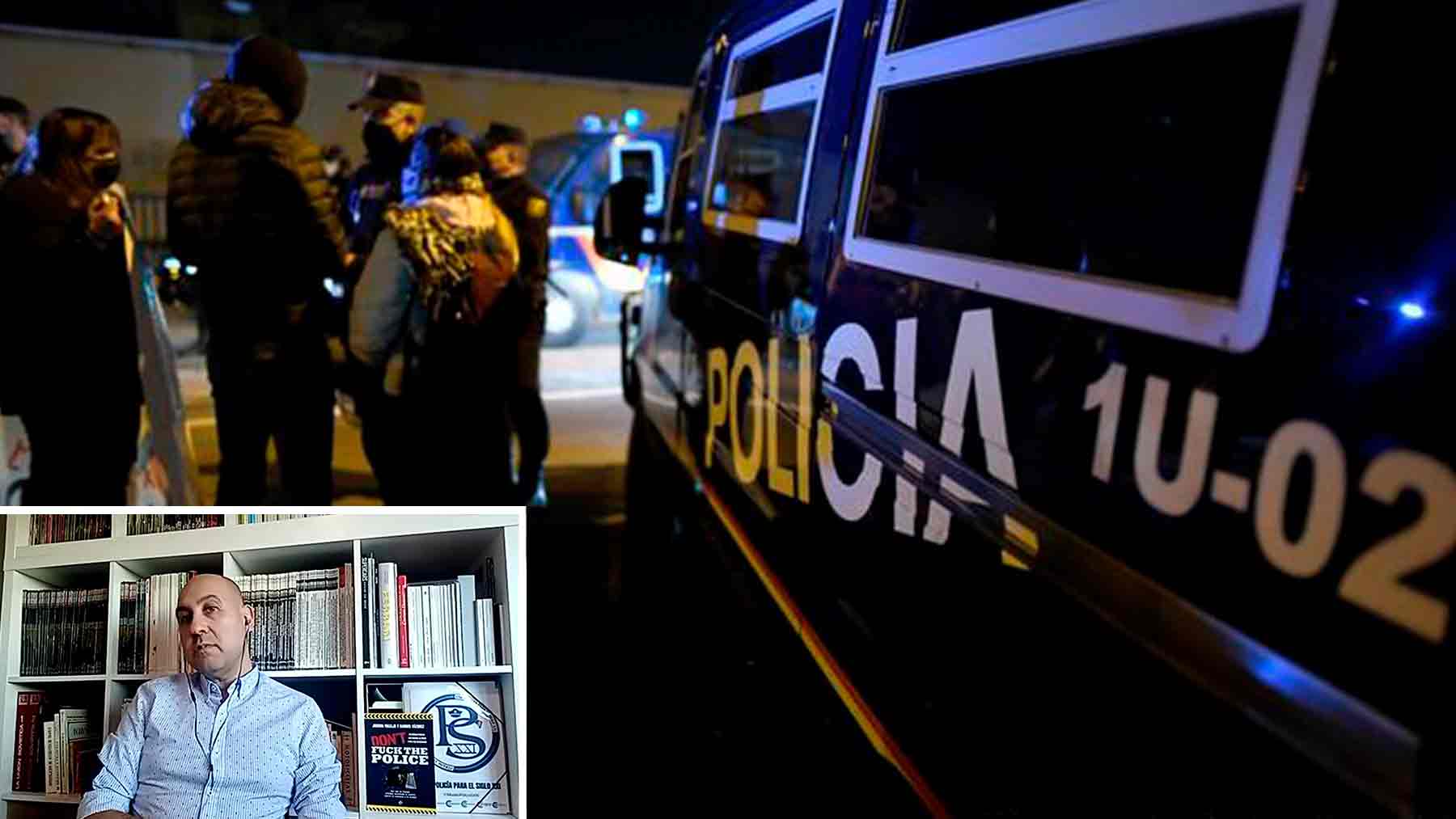 Policía Nacional durante una operación contra las bandas latinas